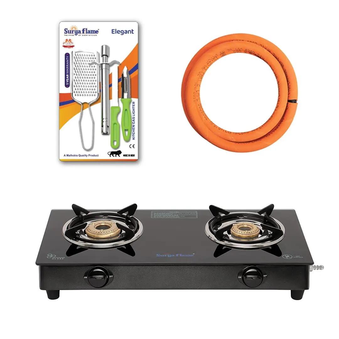 1 SF LPG STOVE 2B LIFESTYLE MS NA..vb|1 SF HOSE PIPE 1.5 MTR..|1 SF SPARK LIGHTER - PREMIER (PACK OF 2)..vb