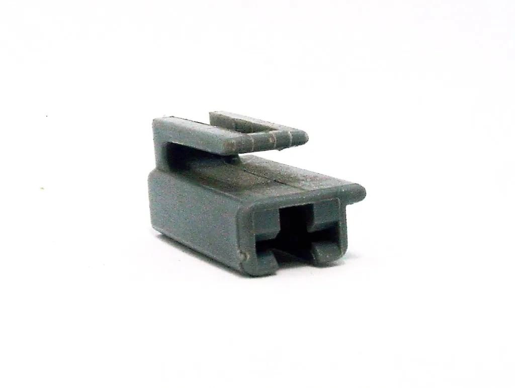 1 Way GM Female Wire Harness Terminal Connector Housing w/Latch Gray