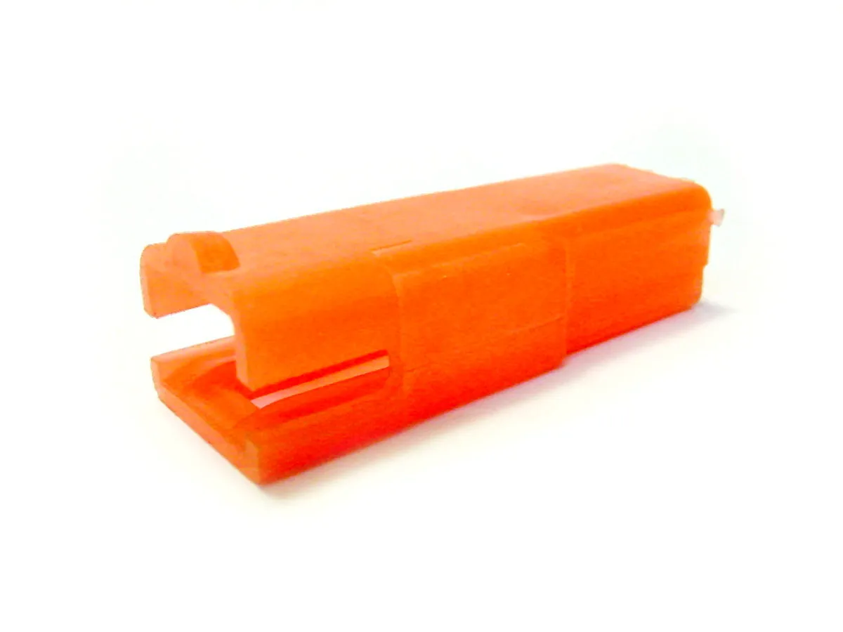 1 Way GM Male Wire Harness Terminal Connector Housing Orange