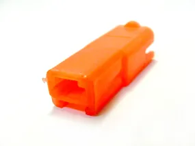 1 Way GM Male Wire Harness Terminal Connector Housing Orange