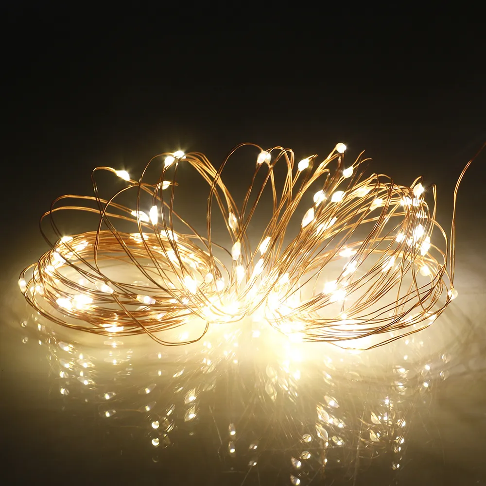 10M 100 LEDs USB Copper Wire Christmas Decoration String Light