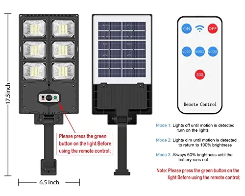 150W Solar Lights for Outside, 8000LM Led Solar Wall Light Motion Sensor with Remote Control, 3 Modes Solar Flood Lights Lamp Outdoor for Yard, Garden, Path, Parking lot - IP65 Waterproof (2PCS)