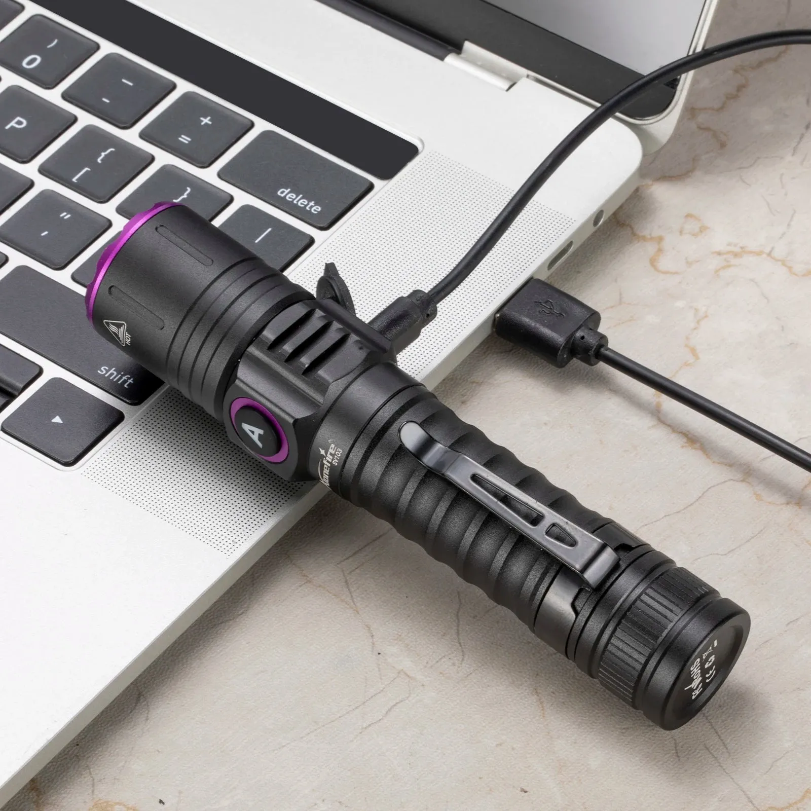 15W UV 365nm High power Blacklight USB Flashlight Invisible Ink Marker Cat Dog Urine Tinea Ore Money Scorpion Fluorescence Light