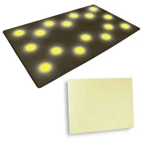 16-LED Step-Activated Lighted Floor Mat