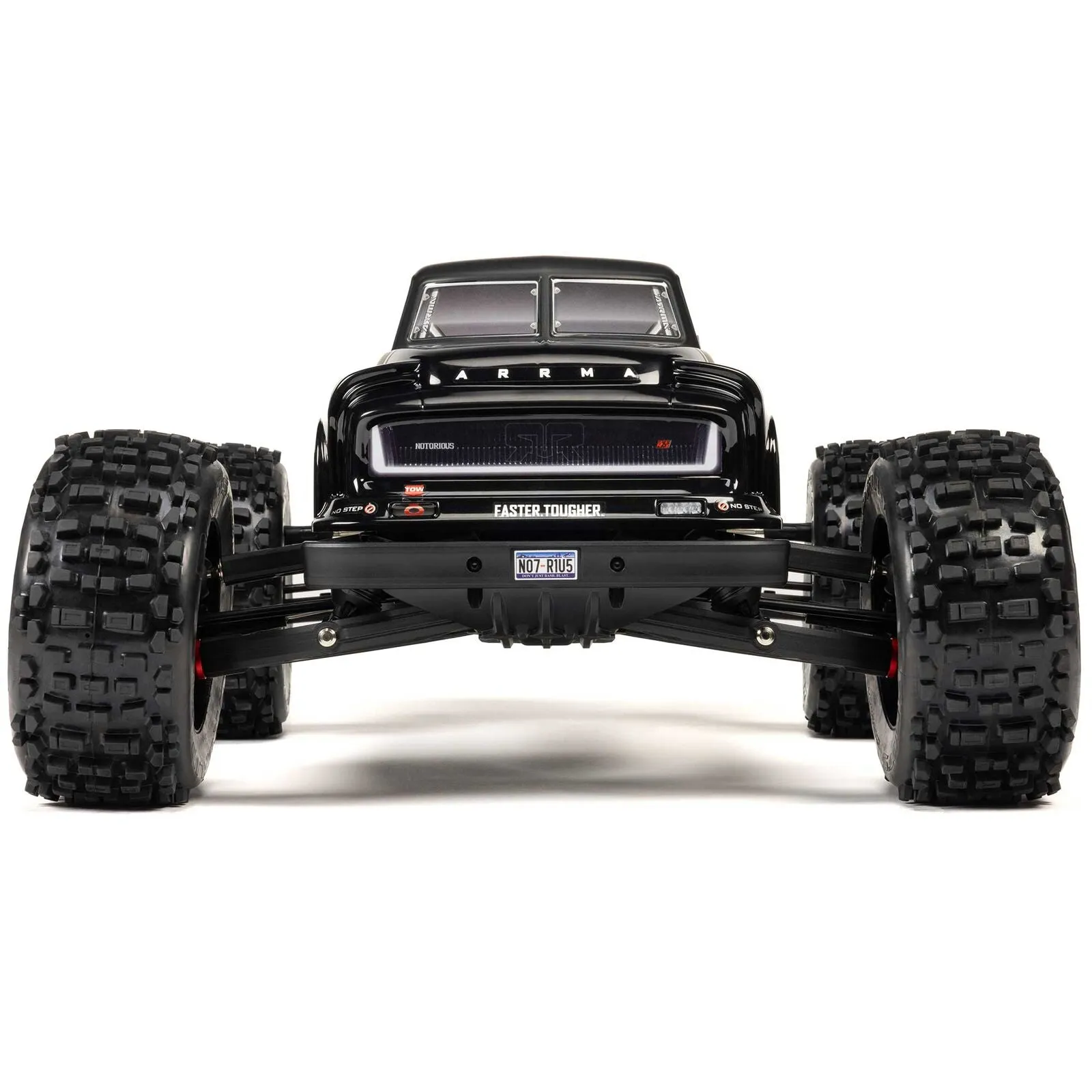 1/8 NOTORIOUS 6S V6 4X4 BLX Brushless Stunt Truck RTR, Black