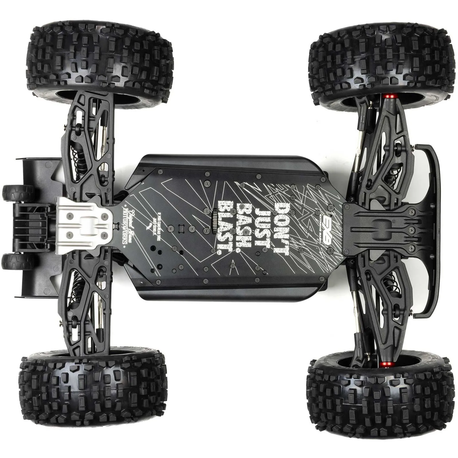 1/8 NOTORIOUS 6S V6 4X4 BLX Brushless Stunt Truck RTR, Black