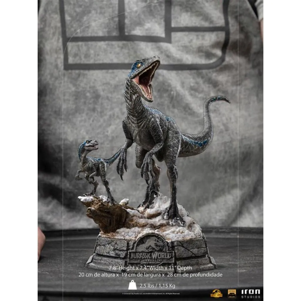 1/8 Scale Jurassic World Dominion - Velociraptor Blue & Beta Plastic Model Kit