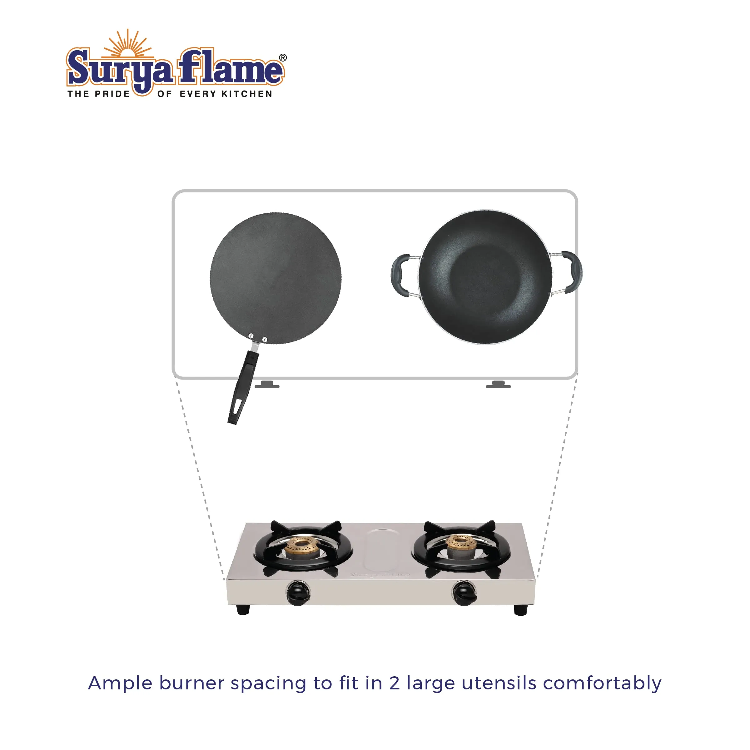 2 SF LPG STOVE 2B DOUBLE..