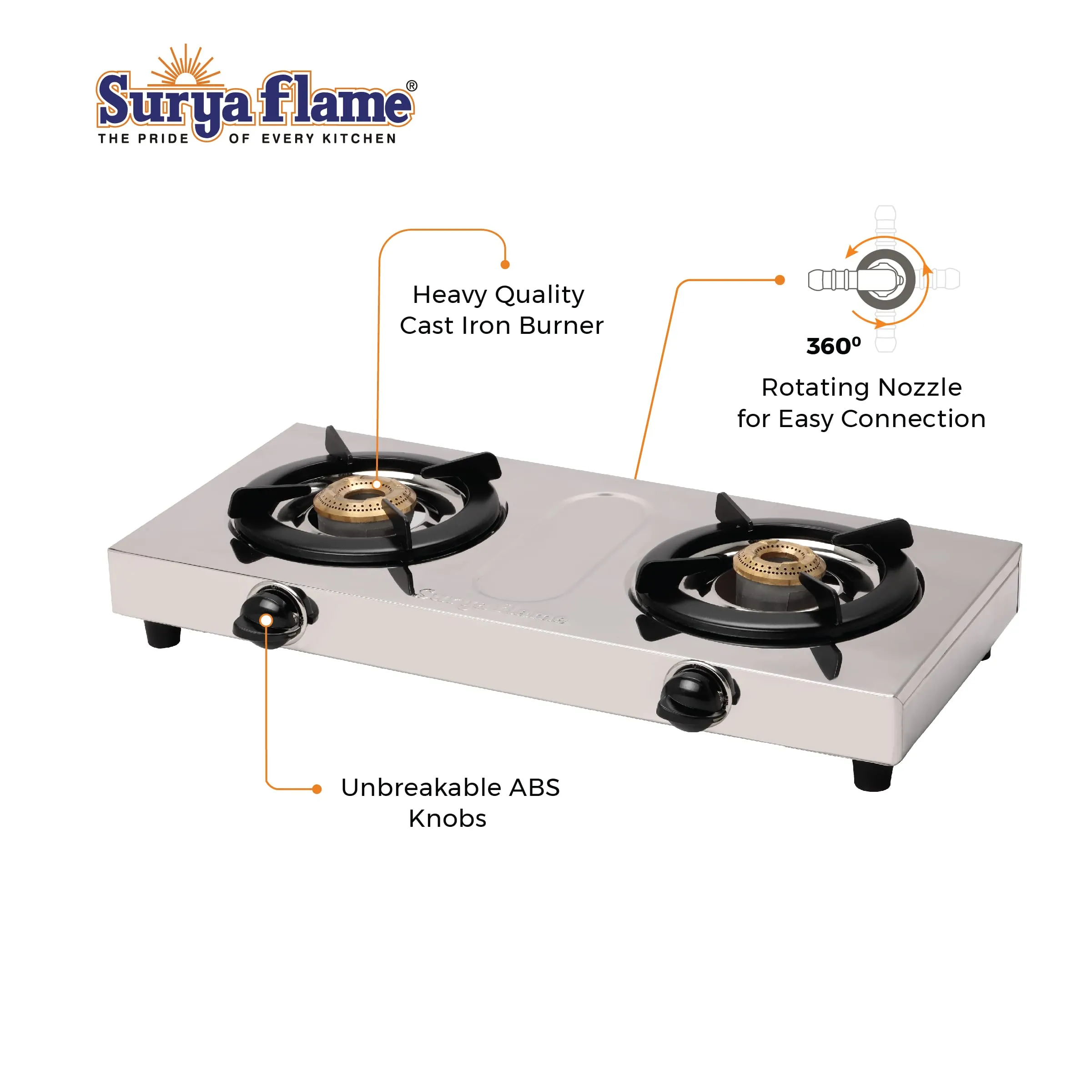 2 SF LPG STOVE 2B DOUBLE..