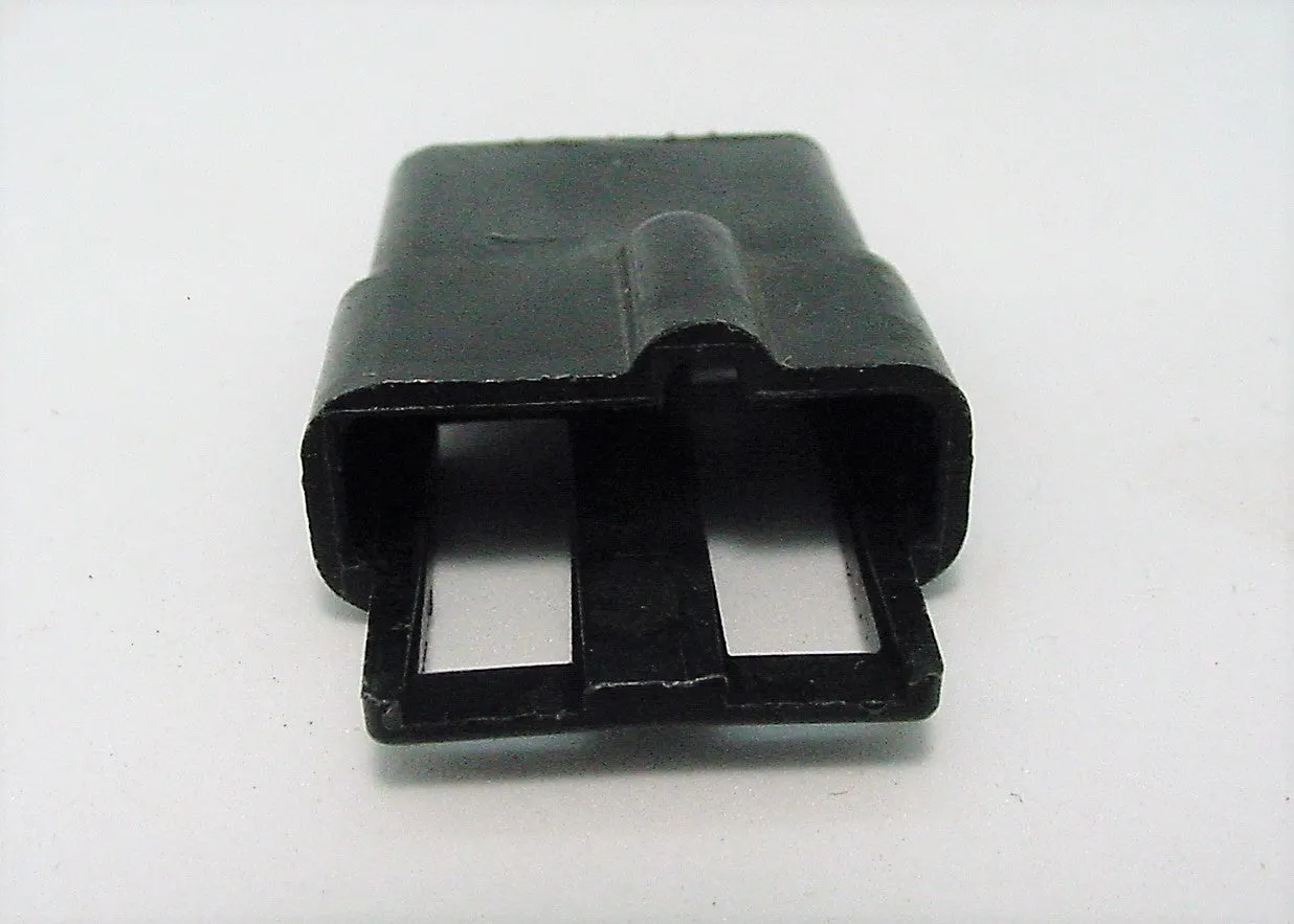 2 Way GM Male Terminal Connector Housing with Pin Notch Black