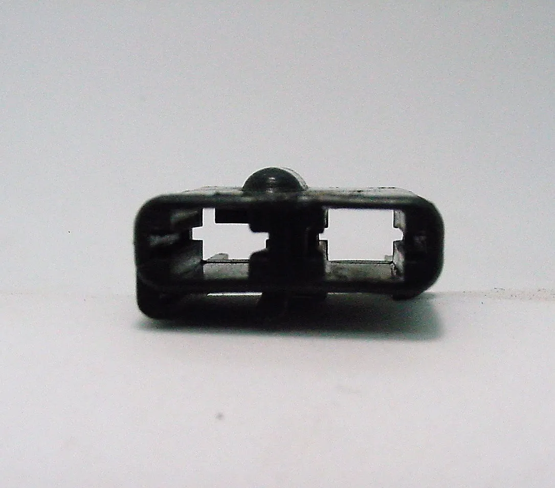 2 Way GM Male Terminal Connector Housing with Pin Notch Black