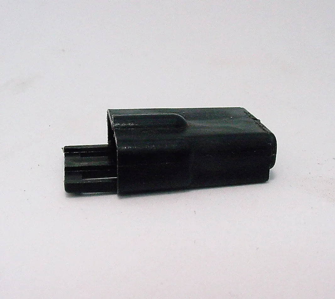 2 Way GM Male Terminal Connector Housing with Pin Notch Black