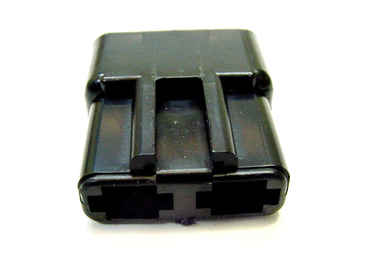 2 Way GM Male Wire Harness Terminal Connector Housing Black