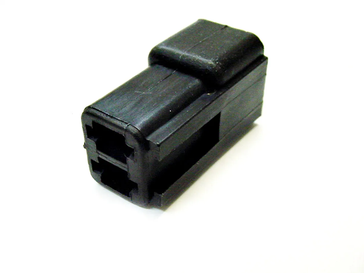 2 Way GM Male Wire Harness Terminal Connector Housing w/Pin Groove Black