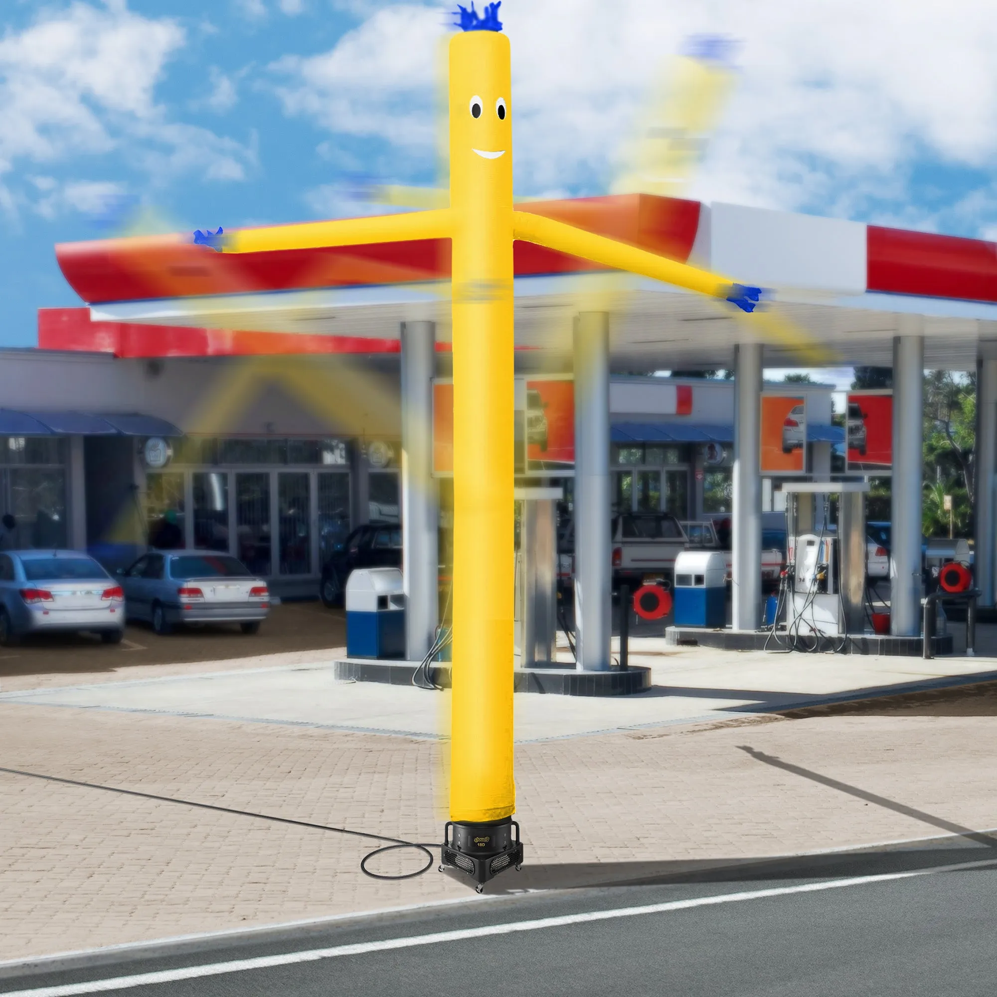 20 ft Inflatable Wacky Waving Tube Man with Blower by Cloud 9