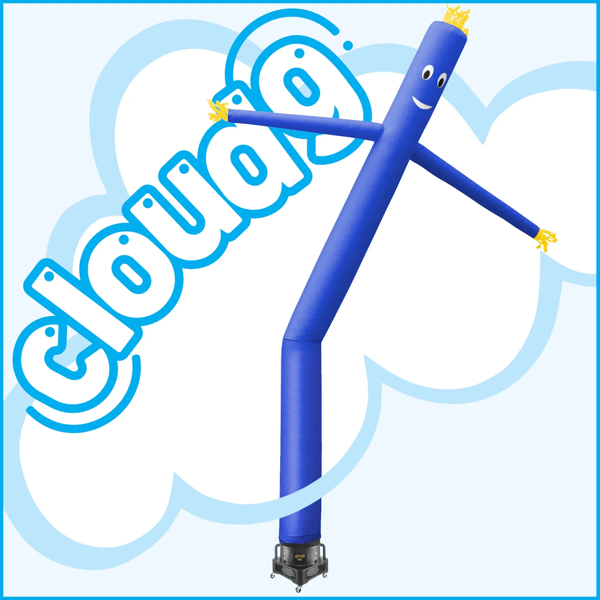 20 ft Inflatable Wacky Waving Tube Man with Blower by Cloud 9