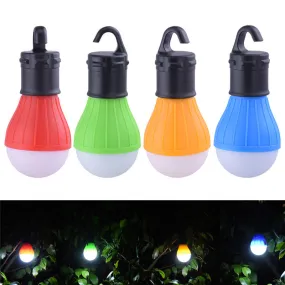 3 LEDs Outdoor Camping Tent Hanging Adventure Lanters Lamp Portable LED Light Hunting hut Fishing Garden Lamp Bulb drop shipping