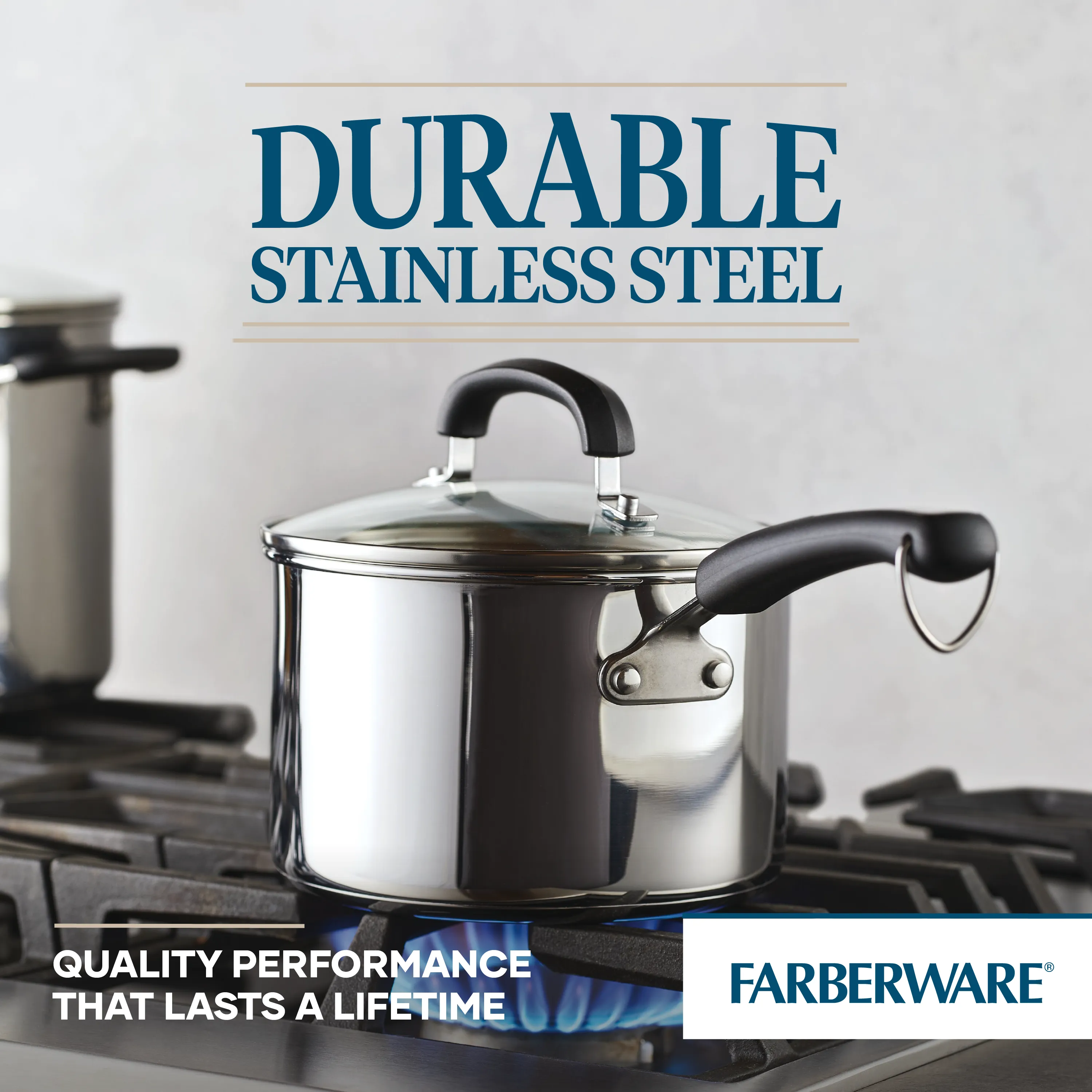 3-Quart Stainless Steel Saucepan