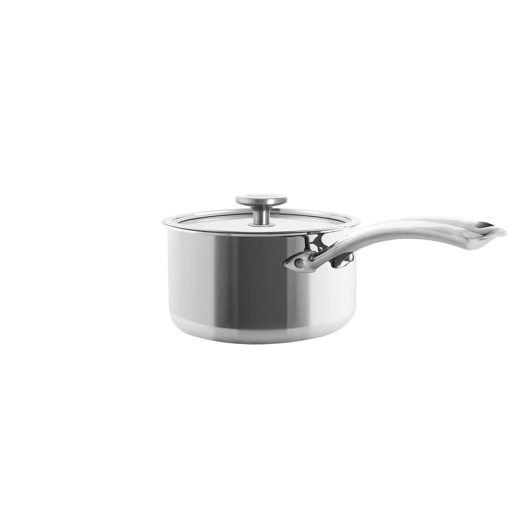 3.Clad Saucepan Tri-ply Polished (2.5 Qt.)