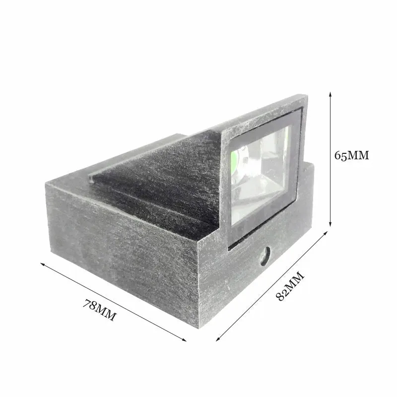 3W Modern Simple Creative Outdoor Waterproof Wall Lamp Led Courtyard Lamps Gate Lamp Terrace Balcony Garden Wall Light