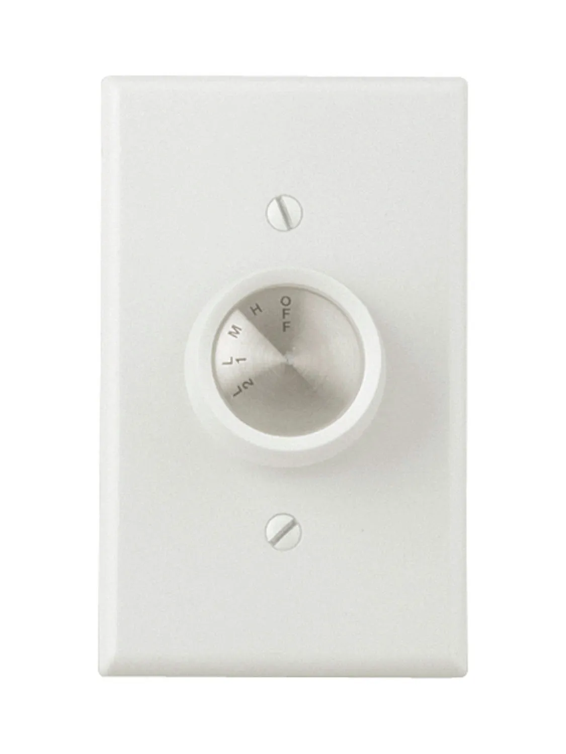 4 Speed Rotary Fan Control 4 Speed Rotary Dial Fan Control in White