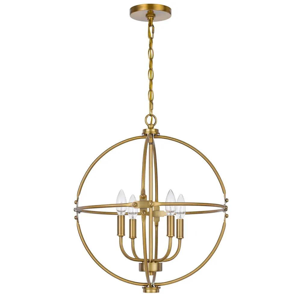 60W X 4 Sheffield Metal Chandelier