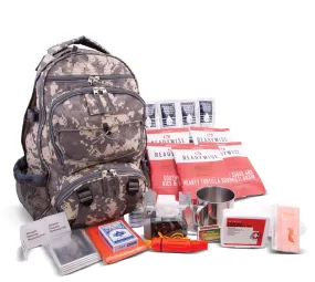 64 Piece Survival Back Pack (Camo)