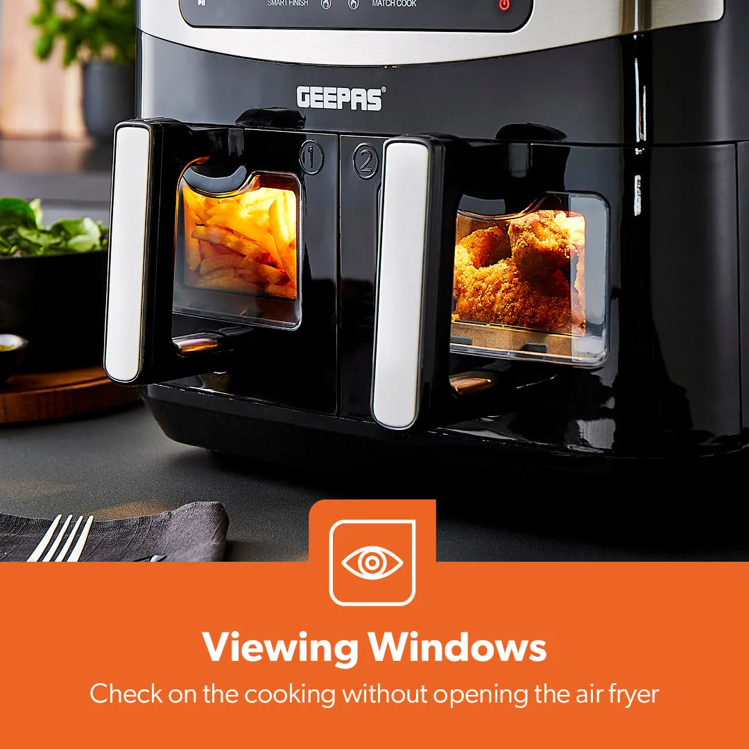 9L Digital Vortex Dual Basket Air Fryer   Recipe E-Book