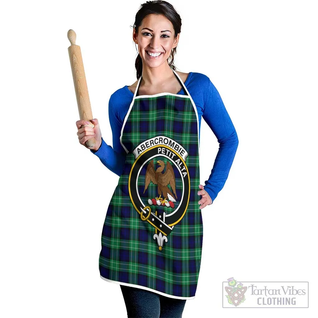 Abercrombie Tartan Apron with Family Crest