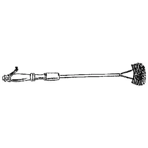 AllPoints 321857 High Temp Fryer Brush - 23"L, Brass Plated Steel Bristles, Heat Resistant Up to 750?F | Denson CFE