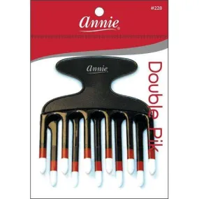 Annie Double Pik Comb Black Two Tone