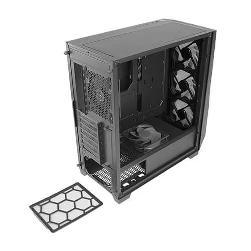 ANTEC DF700 FLUX Black 黑色 ARGB Tempered Glass ATX Case AN-CA-DF700-FLUX-TG