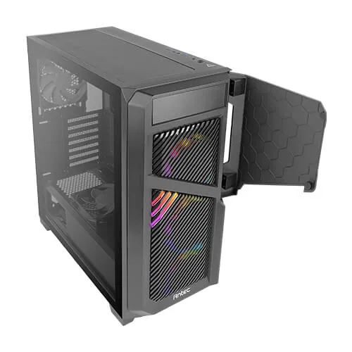 ANTEC DP502 FLUX Black 黑色 Tempered Glass ATX Case AX-CA-DP502-FLUX-RGB-TG