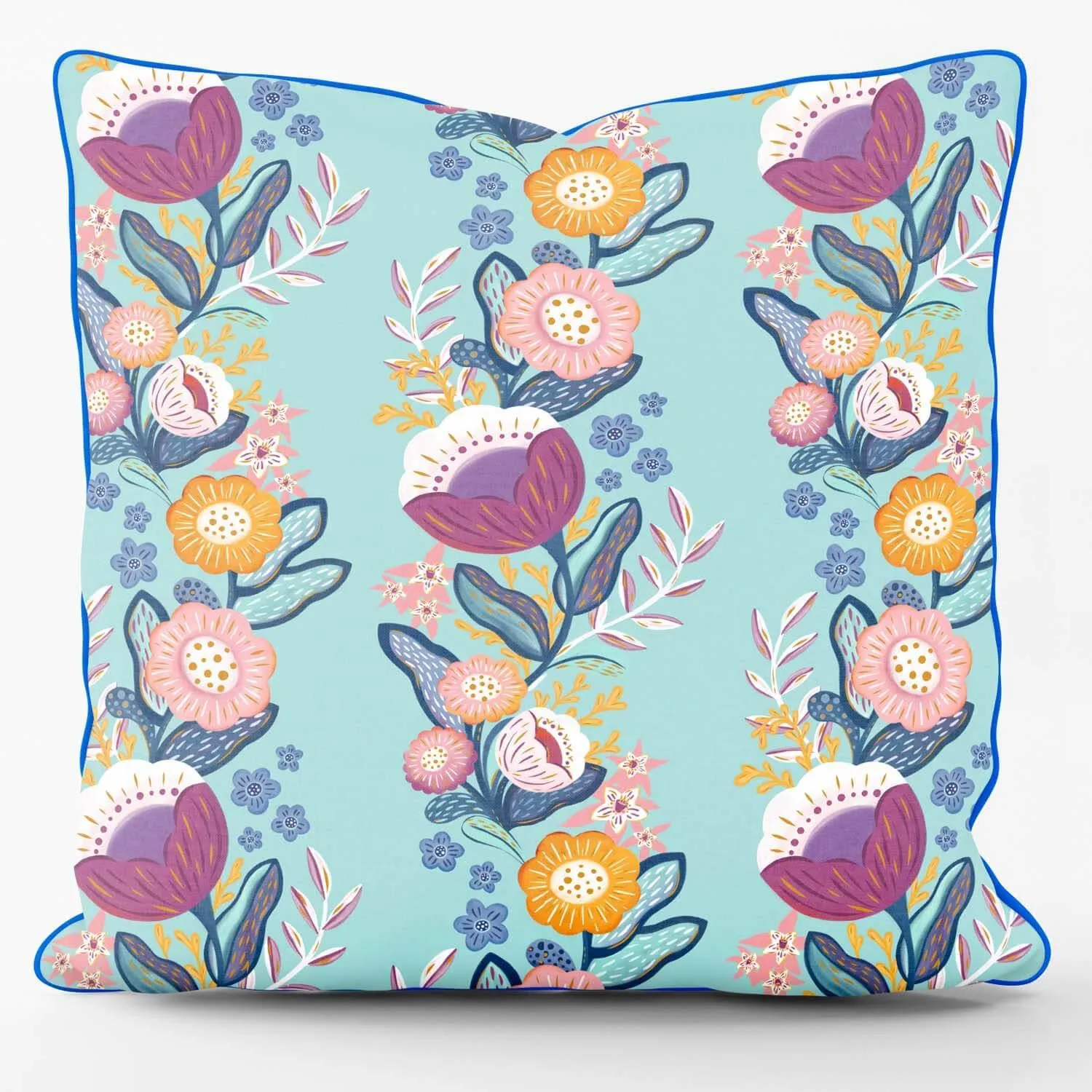 Apple Pie Poetry Mint - House Of Turnowsky Outdoor Cushion