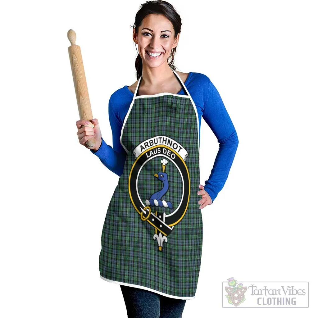 Arbuthnot Tartan Apron with Family Crest