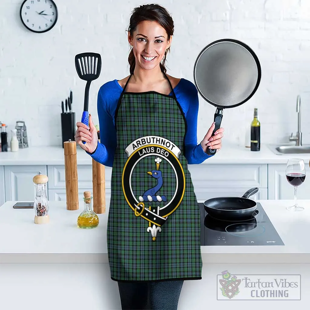 Arbuthnot Tartan Apron with Family Crest