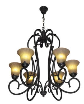 Archoftriumph 6Lt Chandelier 815Mm Bl