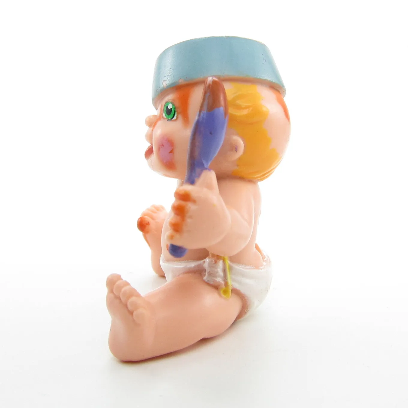 Baby with Pan on Its Head Magic Diaper Babies 1992 Figurine #5