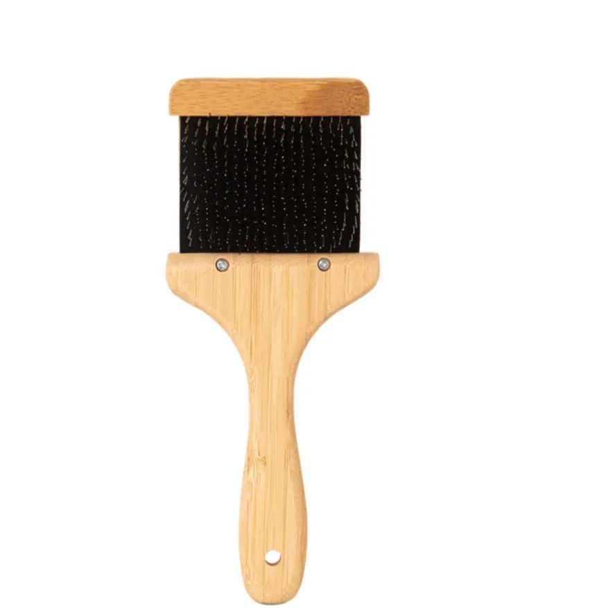 Bamboo Flexible Slicker Pet Brush