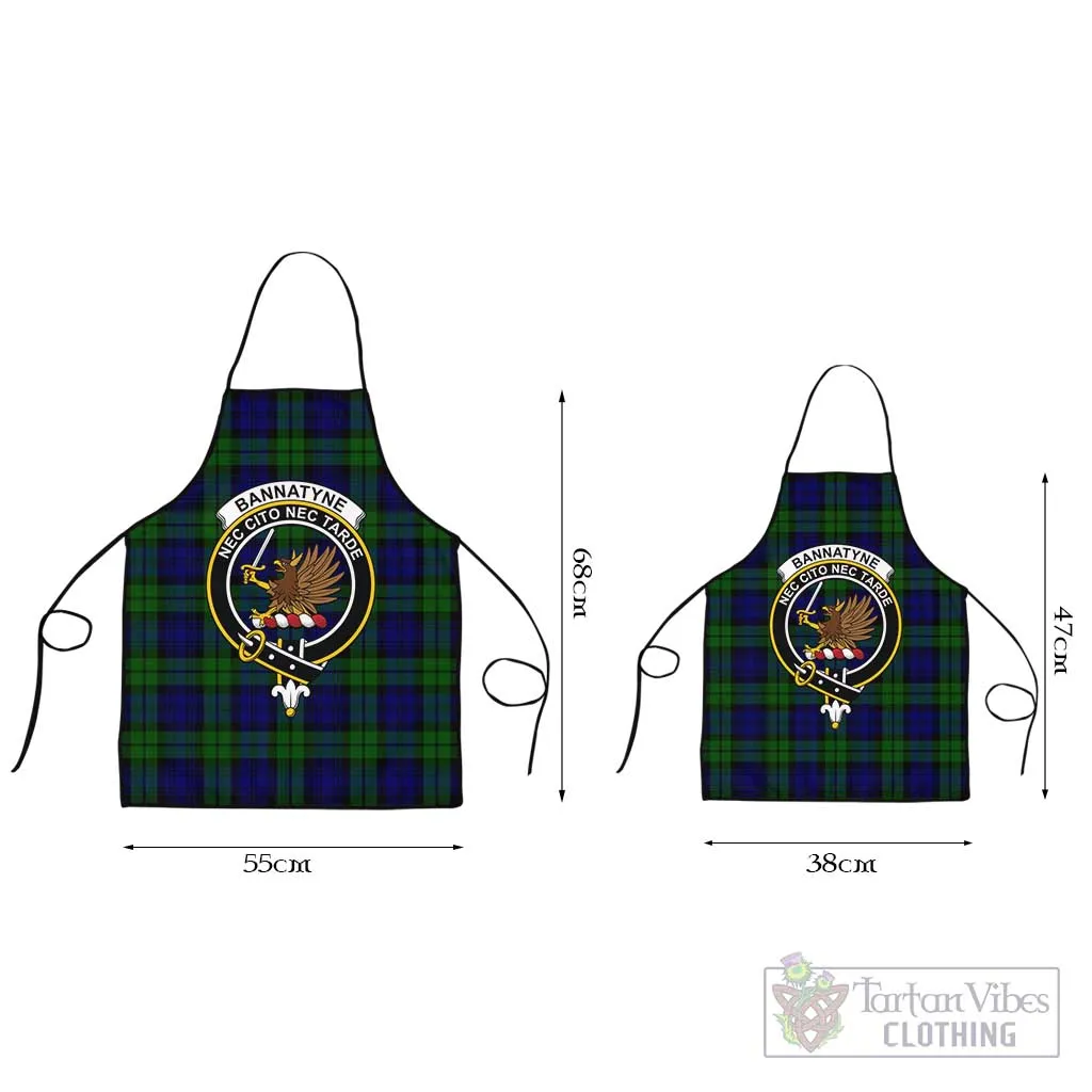 Bannatyne Tartan Apron with Family Crest