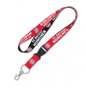 Bayern Munich Lanyard - Black-Red