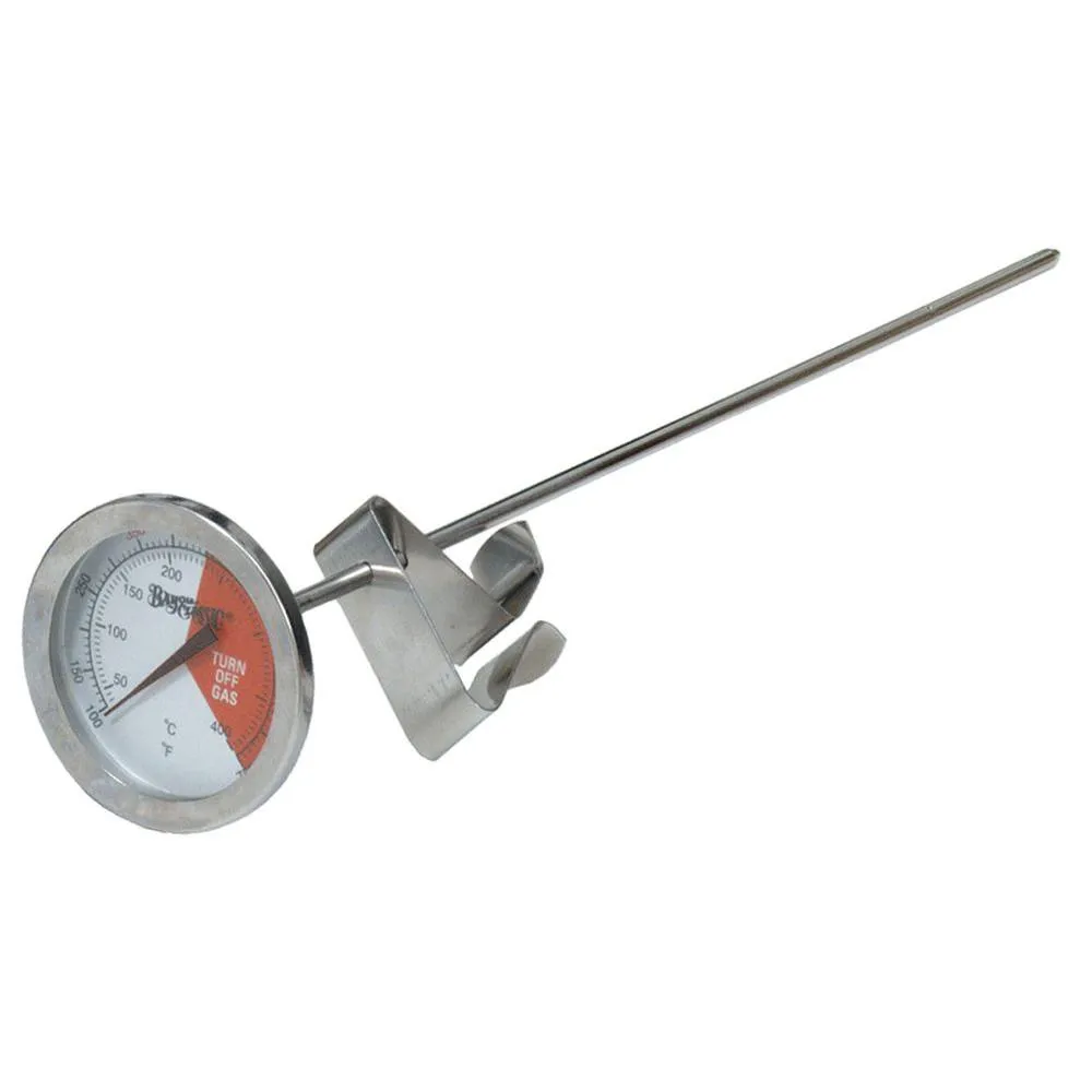 Bayou Classic 5025 Stainless Steel Cooking Thermometer, 12"