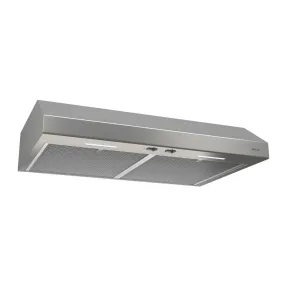 BCSEK124SS Broan 24-Inch 300 Max Blower CFM 1.5 Sones Stainless Steel Range Hood ENERGY STAR® certified