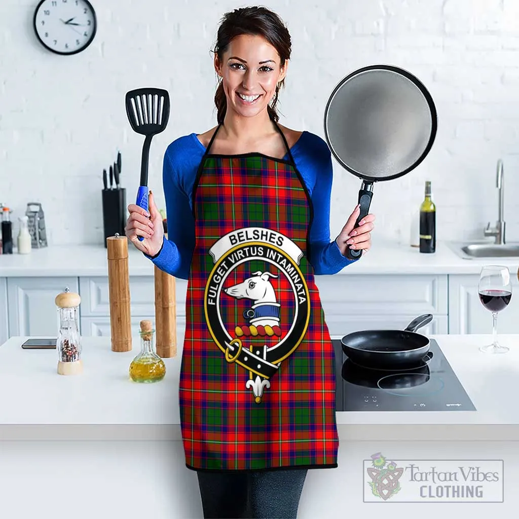 Belshes Tartan Apron with Family Crest