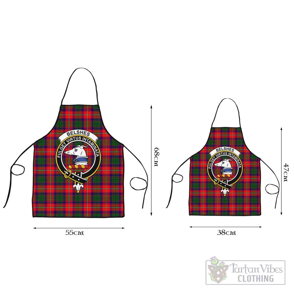 Belshes Tartan Apron with Family Crest