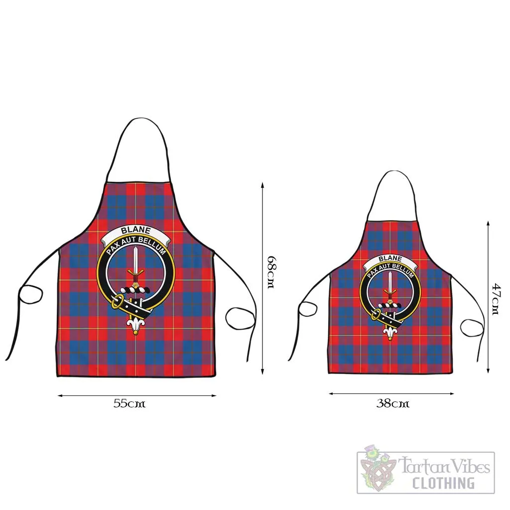 Blane Tartan Apron with Family Crest