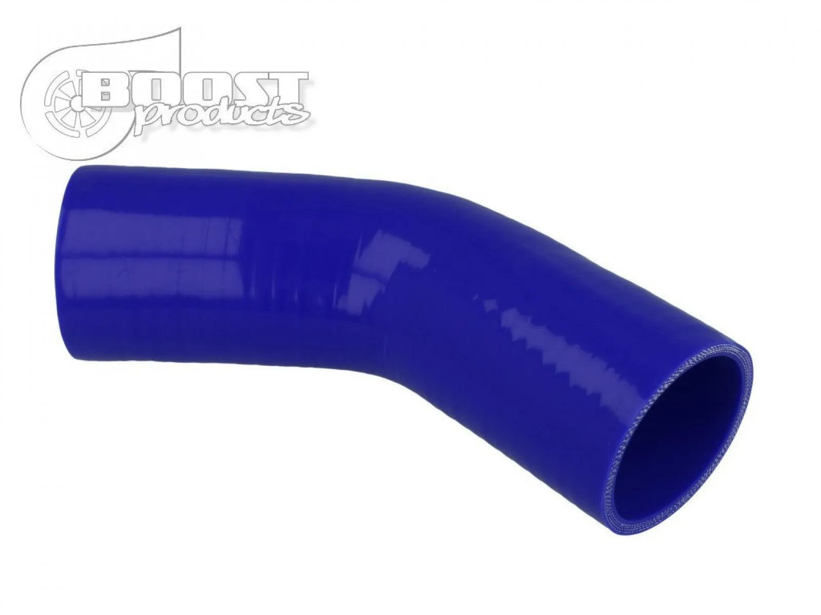 BOOST Products Silicone Elbow 45 Degrees, 13mm (1/2") ID, Blue