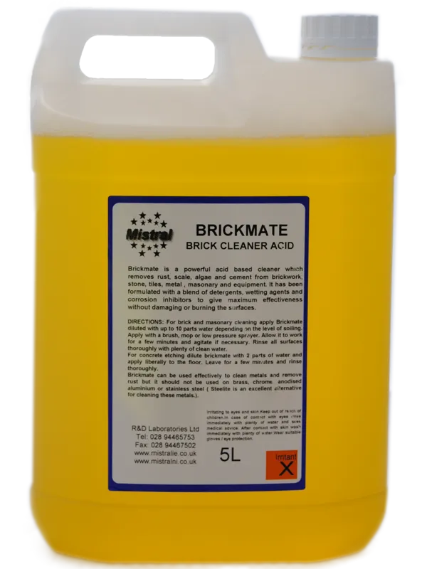 Brickmate Premium - Concentrated Brick & Concrete Cleaner Acid