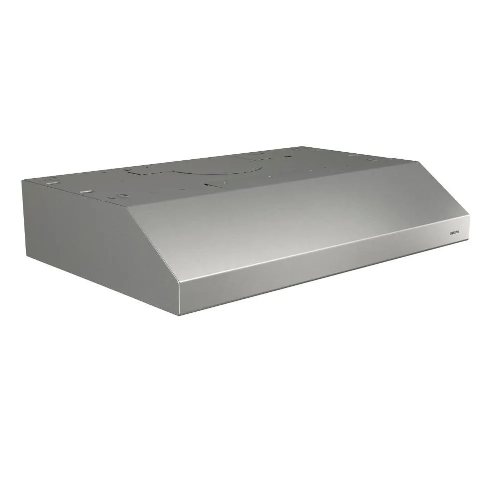 Broan BCSD124SS Glacier 24-Inch 300 Max Blower CFM 5 Sones Stainless Steel Range Hood