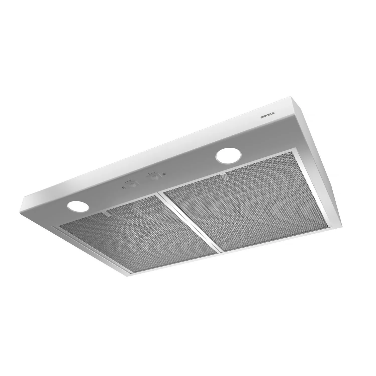 Broan BCSD136WW Glacier 36-Inch 300 Max Blower CFM 5 Sones White Range Hood